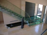 glass staircase