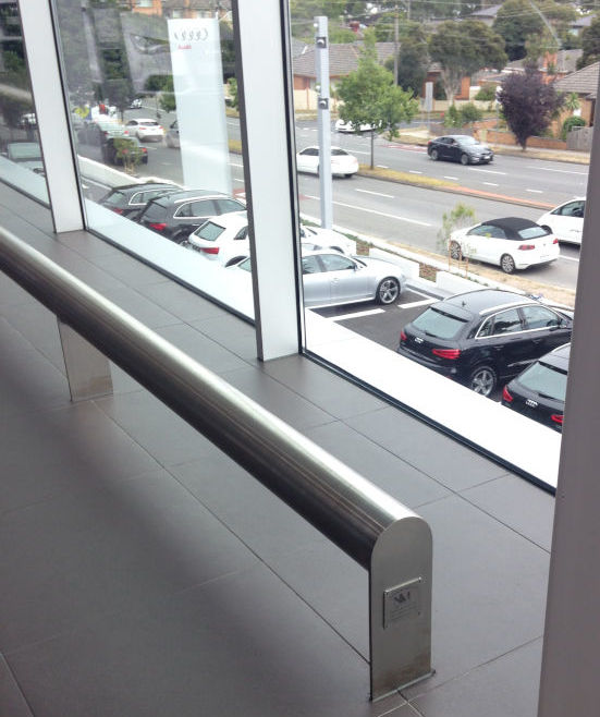 stainless steel bumper rails